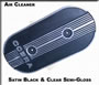 Steve Dickey: Air Cleaner coated with Satin Black & Clear Semi-Gloss